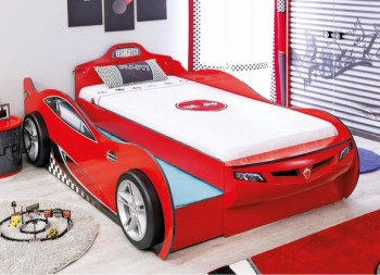 CARBED Кровать-машина Coupe с выдвижной кроватью Red 20.03.1306.00 в Яровом - yarovoe.mebel54.com | фото