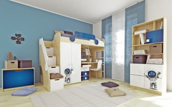 Детская комната Санни (Белый/корпус Клен) в Яровом - yarovoe.mebel54.com | фото