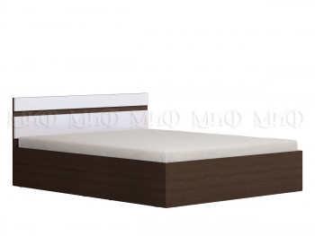Ким кровать 1,4 (Венге/белый глянец) в Яровом - yarovoe.mebel54.com | фото