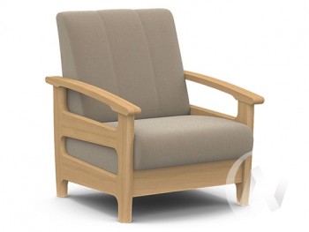 Кресло для отдыха Омега (бук лак/CATANIA LATTE) в Яровом - yarovoe.mebel54.com | фото