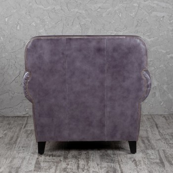 Кресло кожаное Элегант (Фиолетовый) в Яровом - yarovoe.mebel54.com | фото