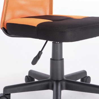 Кресло компактное BRABIX Smart MG-313 (черный, оранжевый) в Яровом - yarovoe.mebel54.com | фото