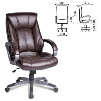 Кресло офисное BRABIX Maestro EX-506 (коричневый) в Яровом - yarovoe.mebel54.com | фото