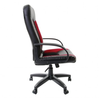 Кресло офисное BRABIX Strike EX-525 (черно-красный) в Яровом - yarovoe.mebel54.com | фото