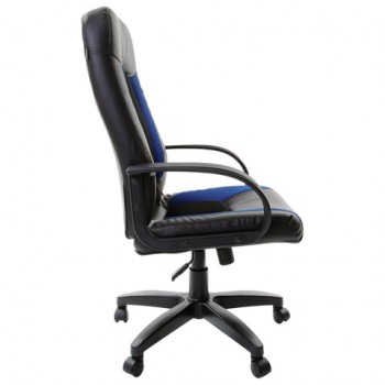 Кресло офисное BRABIX Strike EX-525 (сине-черный) в Яровом - yarovoe.mebel54.com | фото