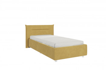 Кровать 0.9 Альба с основанием (Медовый велюр) в Яровом - yarovoe.mebel54.com | фото