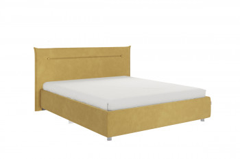 Кровать 1,6 Альба с основанием (Медовый велюр) в Яровом - yarovoe.mebel54.com | фото