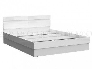Кровать Челси 1400 (Белый/Белый глянец) в Яровом - yarovoe.mebel54.com | фото