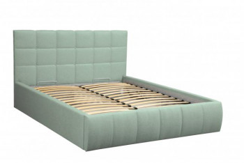 Кровать "Диана" ш. 1400 (Н=1010мм) (жаккард аква) в Яровом - yarovoe.mebel54.com | фото