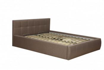 Кровать "Диана" ш. 1400 (Н=1010мм) (жаккард шоколад) в Яровом - yarovoe.mebel54.com | фото