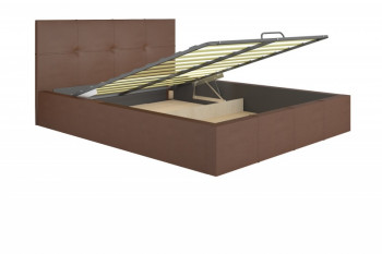 Кровать интерьерная 1,6м с подъемом Милос Атлант в Яровом - yarovoe.mebel54.com | фото