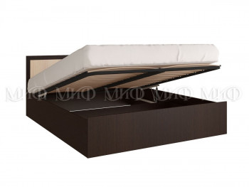 Кровать с подъемным механизмом 1,6 Фиеста (Венге/Дуб беленый) в Яровом - yarovoe.mebel54.com | фото
