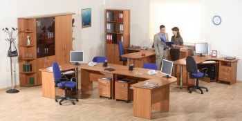 Мебель для персонала Альфа 61 Ольха в Яровом - yarovoe.mebel54.com | фото