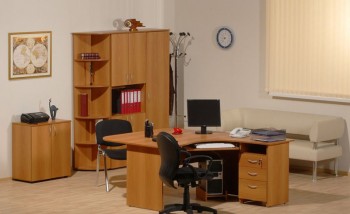 Мебель для персонала Рубин 42 Светлый миланский орех в Яровом - yarovoe.mebel54.com | фото
