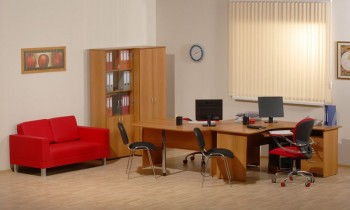 Мебель для персонала Рубин 42 Светлый миланский орех в Яровом - yarovoe.mebel54.com | фото