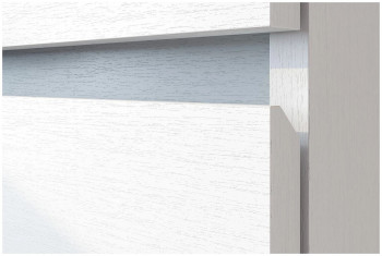 Модульная система "Токио" Пенал Белый текстурный / Белый текстурный в Яровом - yarovoe.mebel54.com | фото