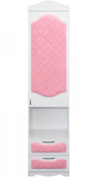 Пенал с ящиками серии Иллюзия 36 Светло-розовый в Яровом - yarovoe.mebel54.com | фото