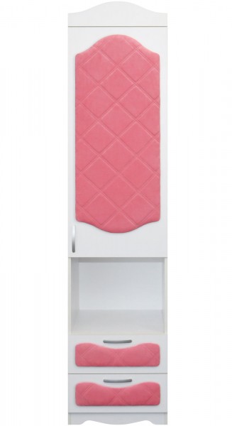 Пенал с ящиками серии Иллюзия 89 Розовый в Яровом - yarovoe.mebel54.com | фото