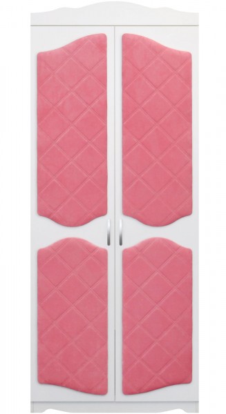 Шкаф 2-х створчатый серии Иллюзия 89 Розовый в Яровом - yarovoe.mebel54.com | фото
