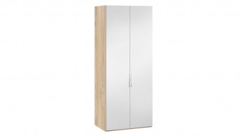 Шкаф для одежды с 2 зеркальными дверями «Эмбер» Яблоня Беллуно в Яровом - yarovoe.mebel54.com | фото