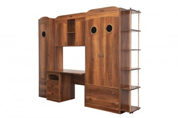 Шкаф комбинированный для белья «Навигатор» (Дуб Каньон) в Яровом - yarovoe.mebel54.com | фото