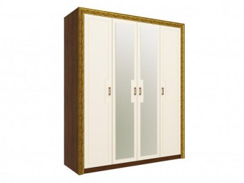 Шкаф комбинированный "Айрум" (дуб кальяри/белый/зеркало/1744) в Яровом - yarovoe.mebel54.com | фото