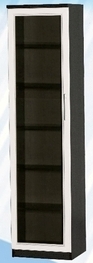 Шкаф средний со стеклодверью ДЛЯ ГОСТИНОЙ ШСС-450 Венге/Дуб выбеленный в Яровом - yarovoe.mebel54.com | фото