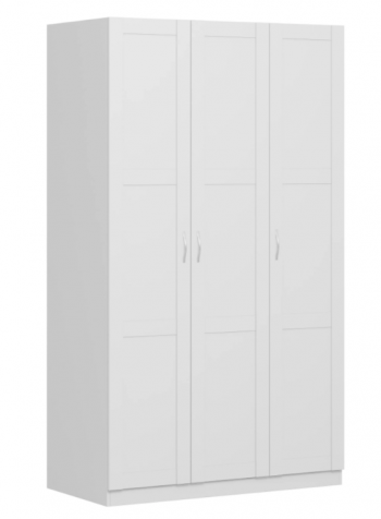 Шкаф трехдверный Пегас сборный белый в Яровом - yarovoe.mebel54.com | фото