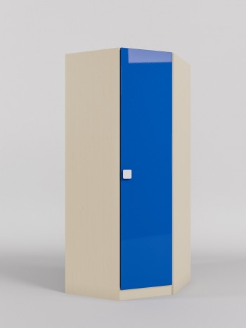 Шкаф угловой (угловая секция) Скай люкс (Синий/корпус Клен) в Яровом - yarovoe.mebel54.com | фото